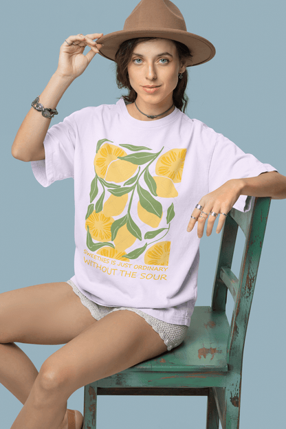 Unisex - Bio - Baumwoll - T-Shirt Süße ist nichts Besonderes – ohne das Saure! - YogaStylz