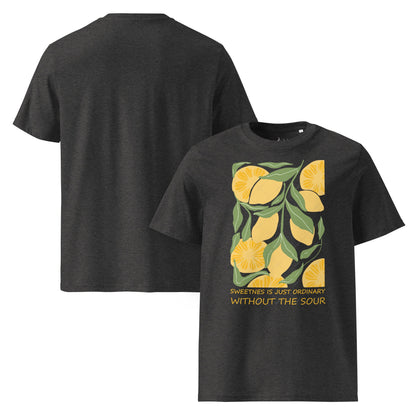 Unisex - Bio - Baumwoll - T-Shirt Süße ist nichts Besonderes – ohne das Saure! - YogaStylz