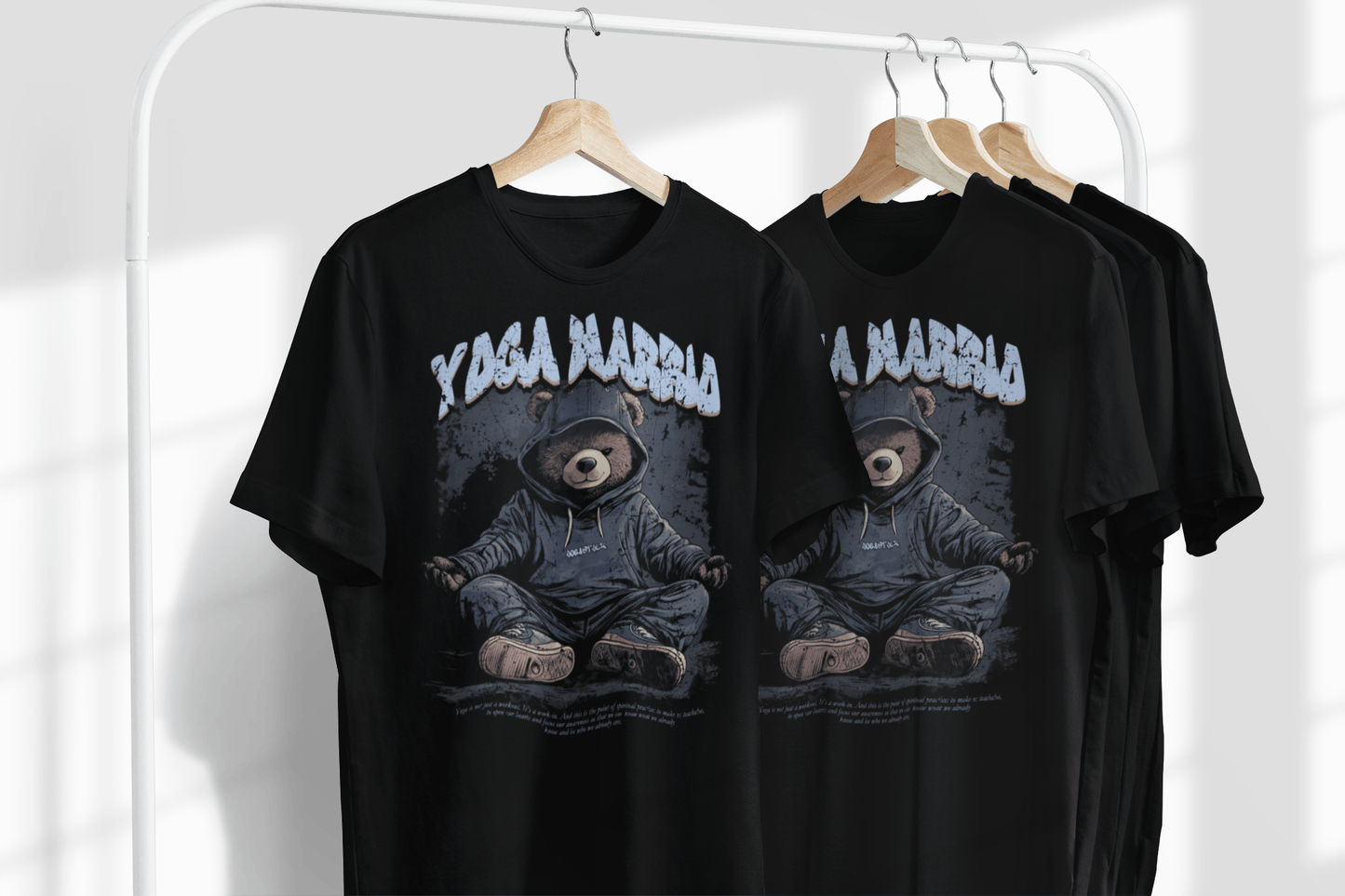 Unisex - Bio - Baumwoll - T-Shirt "Yoga Warrio" - YogaStylz