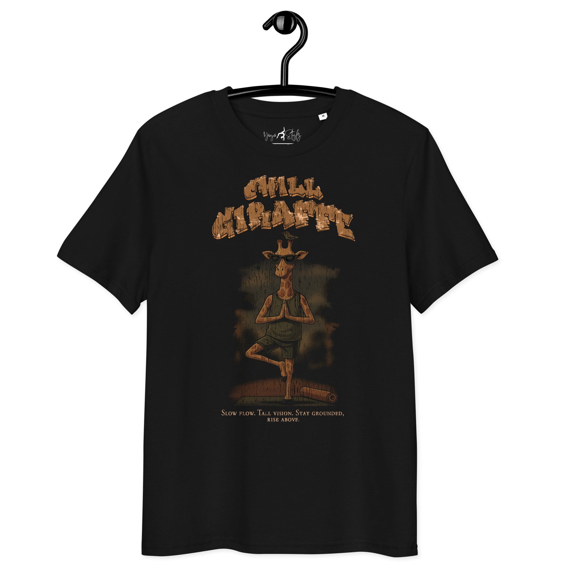 Unisex - Bio - Baumwoll - T-Shirt "Zen Giraffe" - YogaStylz