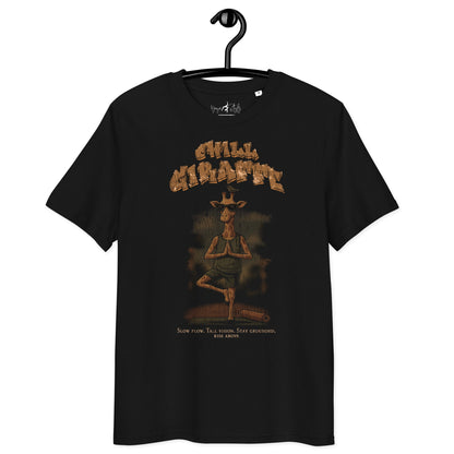 Unisex - Bio - Baumwoll - T-Shirt "Zen Giraffe" - YogaStylz