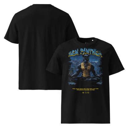 Unisex - Bio - Baumwoll - T-Shirt "Zen Panther" - YogaStylz