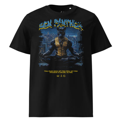 Unisex - Bio - Baumwoll - T-Shirt "Zen Panther" - YogaStylz