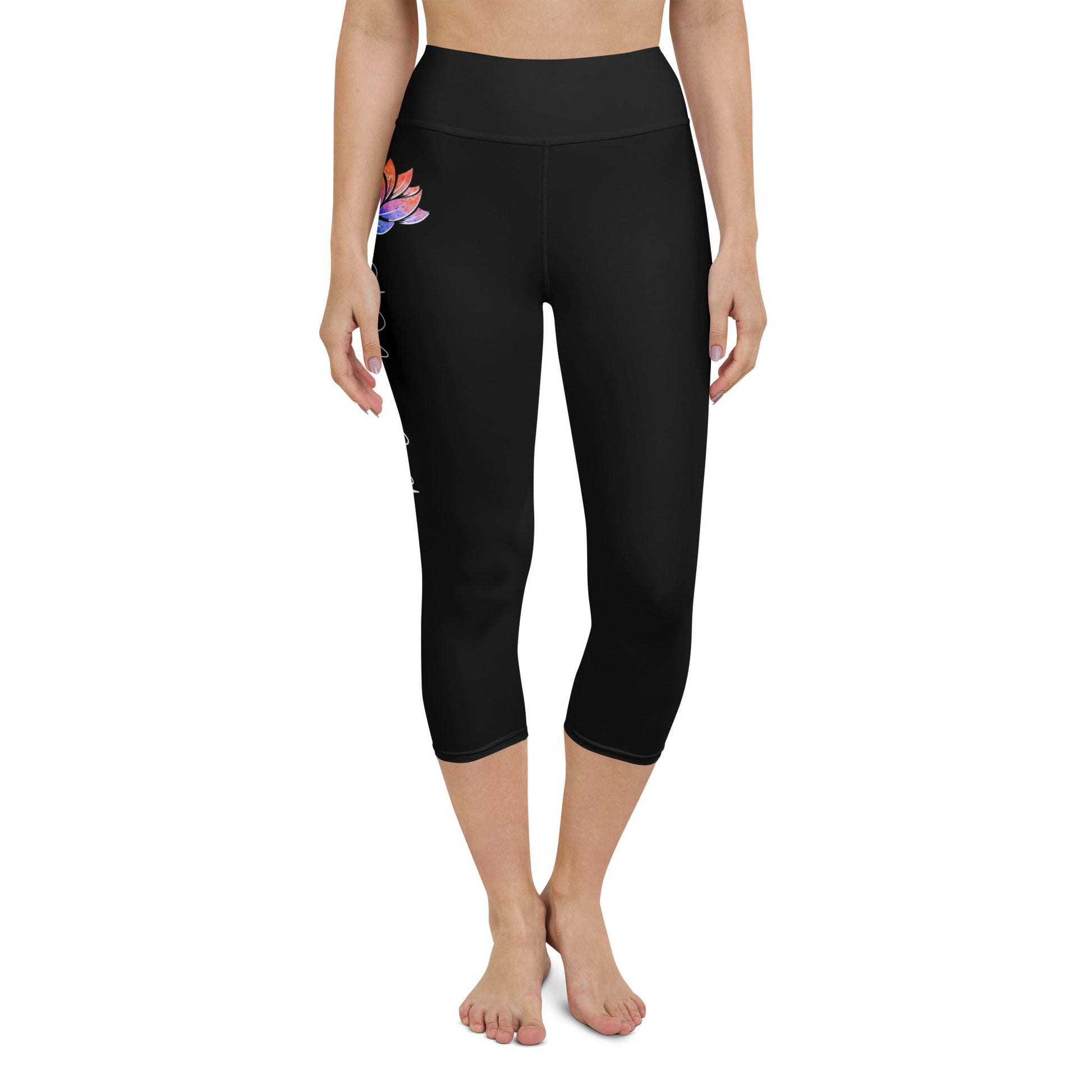 Yoga - Capri - Leggings im Breathe - Lotus Design - YogaStylz