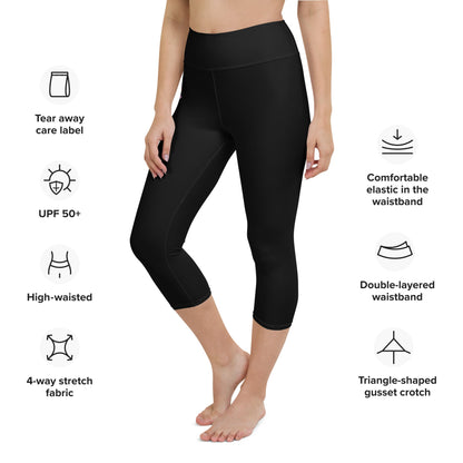 Yoga - Capri - Leggings im Breathe - Lotus Design - YogaStylz