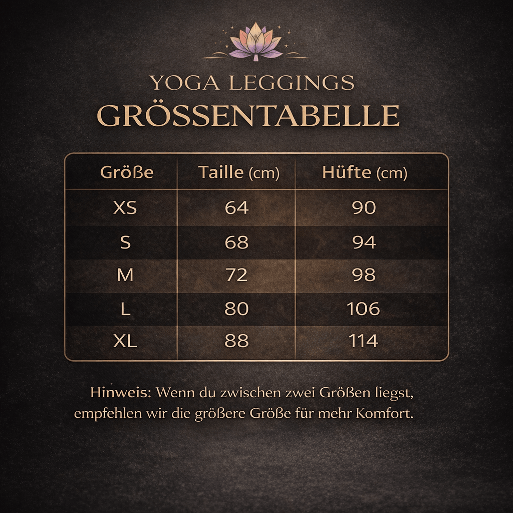 Yoga - Leggings im Breathe - Lotus Design - YogaStylz