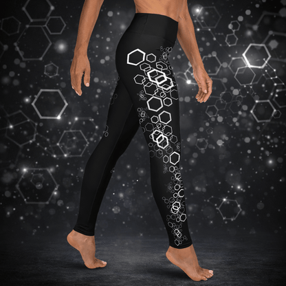 Yoga - Leggings im geometrischen Muster - YogaStylz