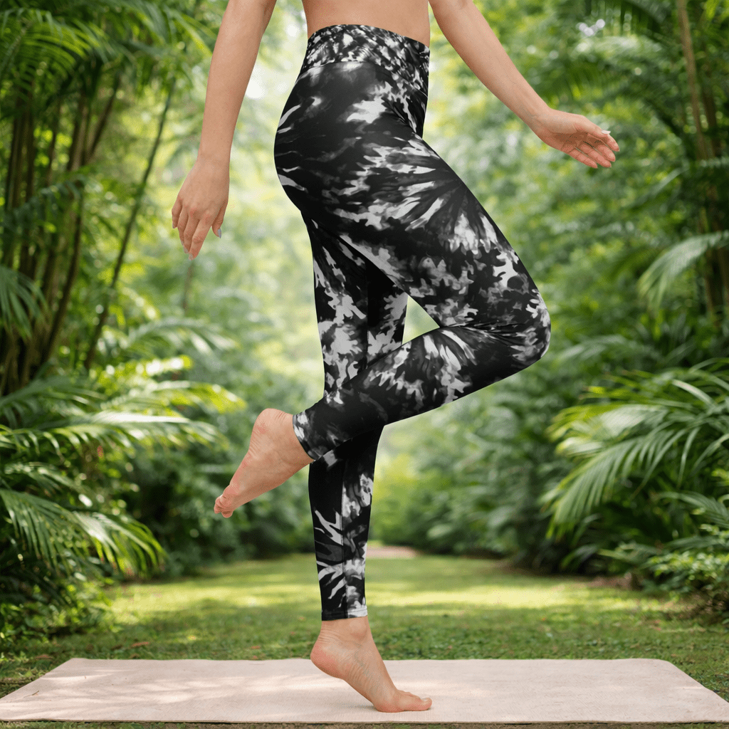 Yoga - Leggings im Tie - Dye Design - YogaStylz