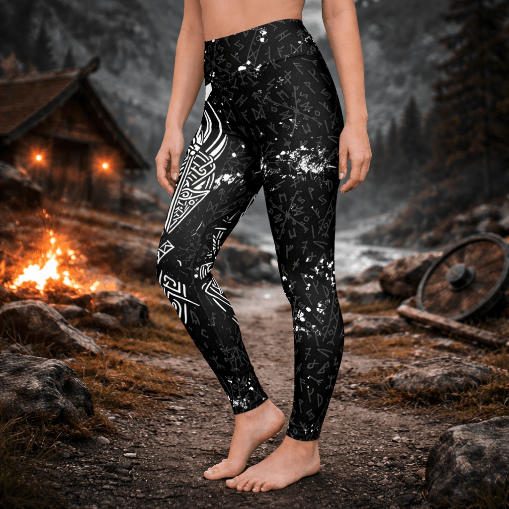 Yoga - Leggings im Wikinger Design - YogaStylz