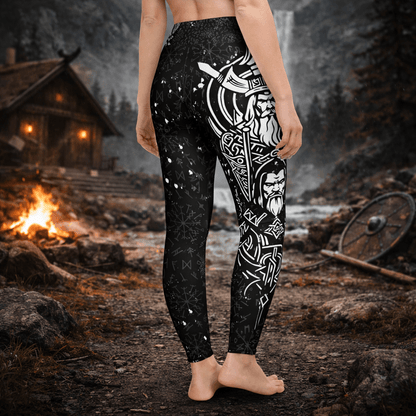 Yoga - Leggings im Wikinger Design - YogaStylz