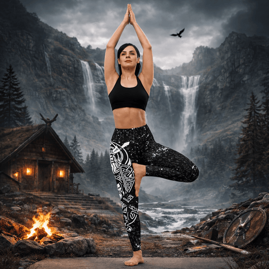 Yoga - Leggings im Wikinger Design - YogaStylz