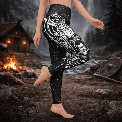 Yoga - Leggings im Wikinger Design - YogaStylz