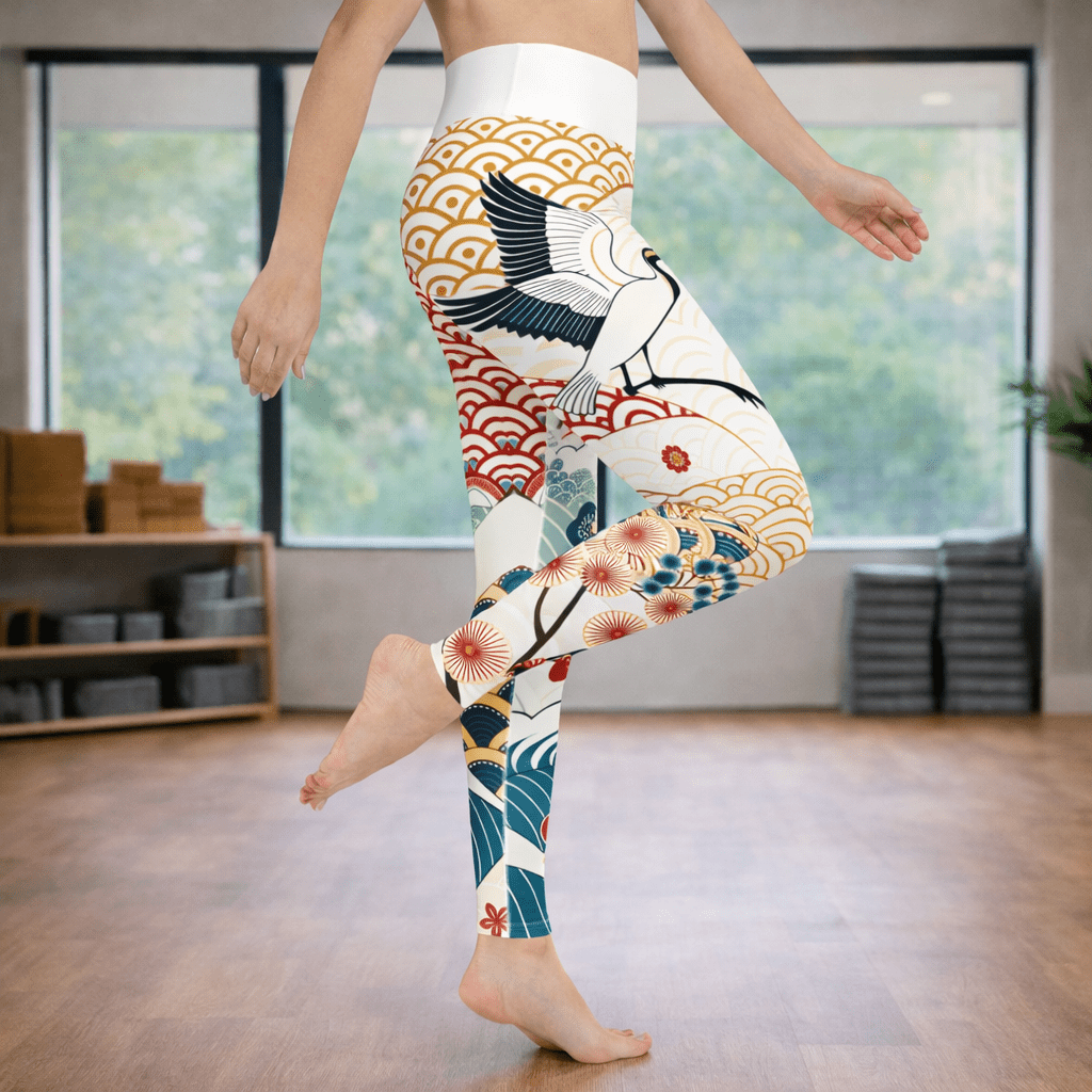 Yoga - Leggings mit abstraktem Muster - YogaStylz