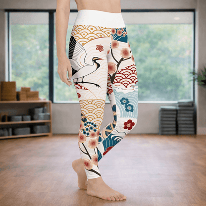 Yoga - Leggings mit abstraktem Muster - YogaStylz