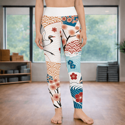 Yoga - Leggings mit abstraktem Muster - YogaStylz