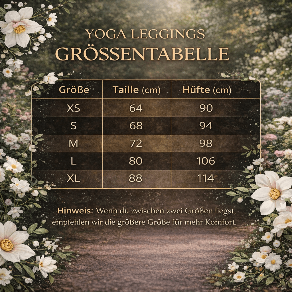 Yoga - Leggings mit floralem Muster - YogaStylz