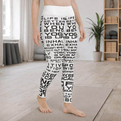 Yoga - Leggings mit inspirierenden Affirmationen - YogaStylz