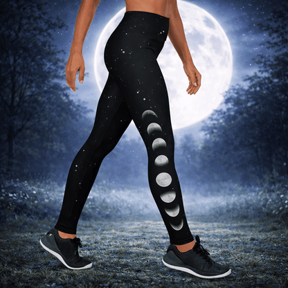 Yoga - Leggings mit Mondphasen an den Seiten - YogaStylz