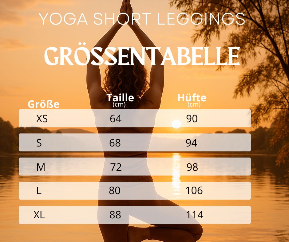 Yoga - Shorts Blau Schwarz – Körperbetonte Trainingsshorts mit hohem Bund & 4 - Wege - Stretch | Weiches Mikrofasergarn - YogaStylz