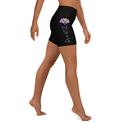 Yoga - Shorts im Breathe - Lotus - Design - YogaStylz