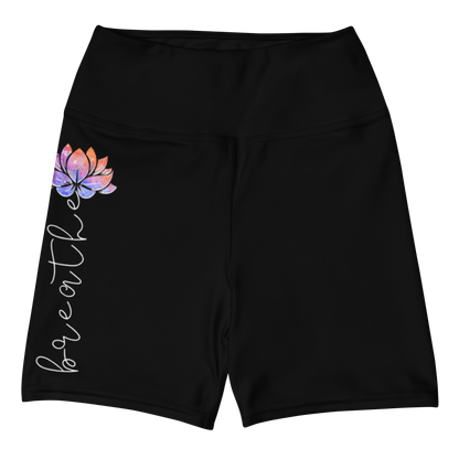 Yoga - Shorts im Breathe - Lotus - Design - YogaStylz